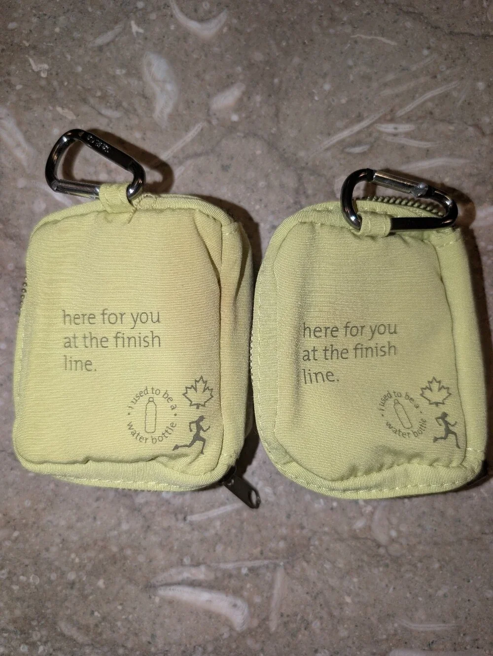 lululemon SeaWheeze Saje pouches With Carabiners - bundle